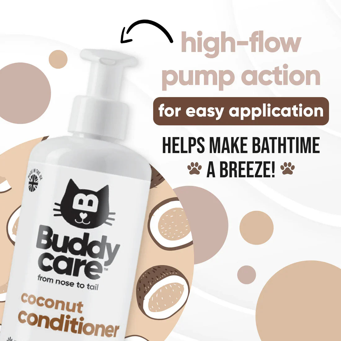 Buddycare Coconut Cat Conditioner 500ml