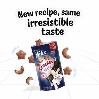 Felix Crispies Cat Treat Salmon And Trout 180G - Ormskirk Pets