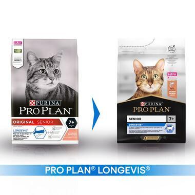 Pro Plan Cat Adult 7+ LONGEVIS Salmon Dry Cat Food 3kg - Ormskirk Pets