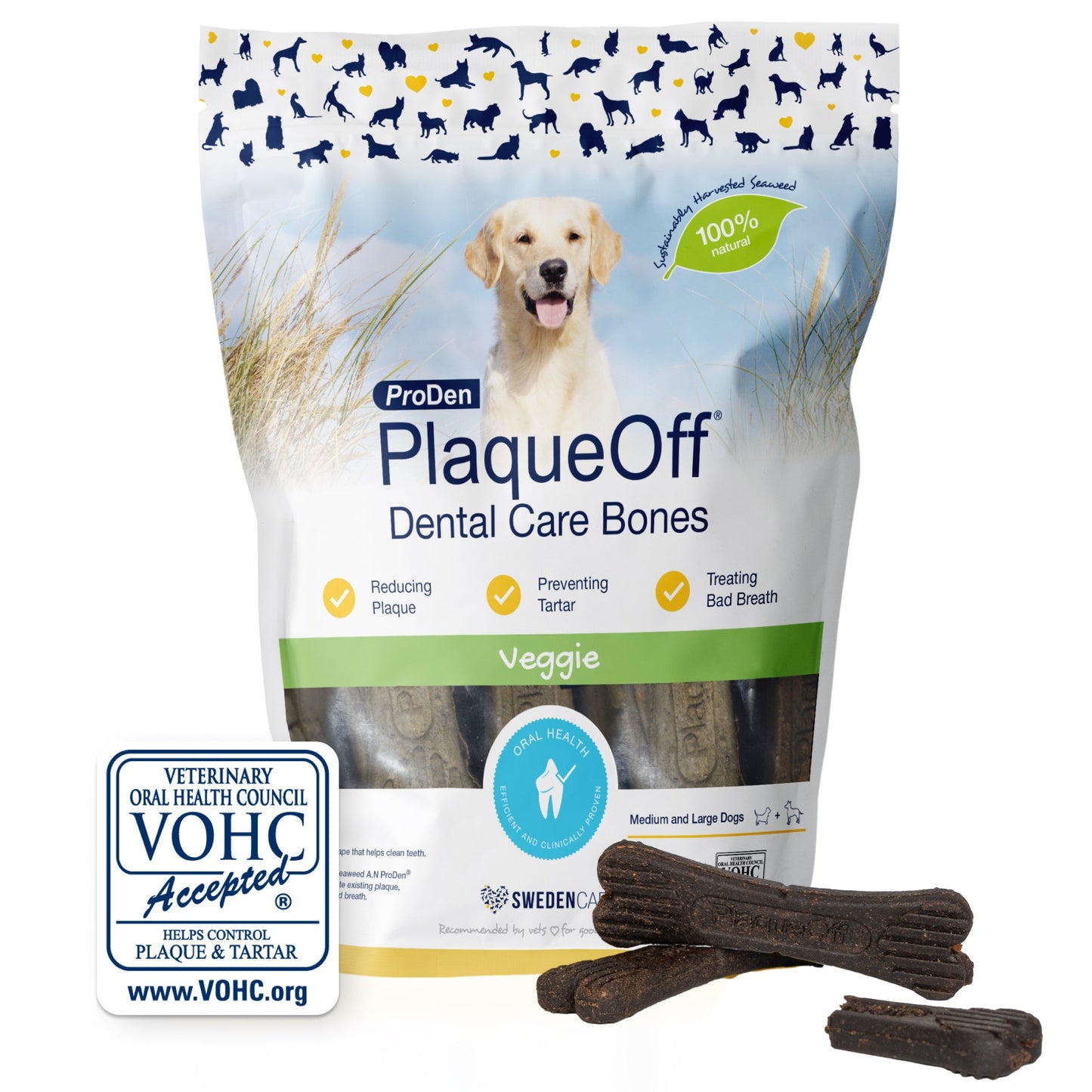Plaqueoff Dental Bones Vegetable Fusion 13bones