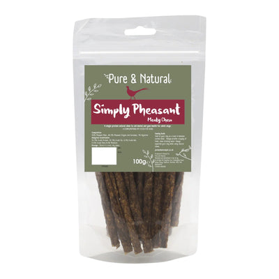 Pure & Natural Meat Strips Pheasant 100g