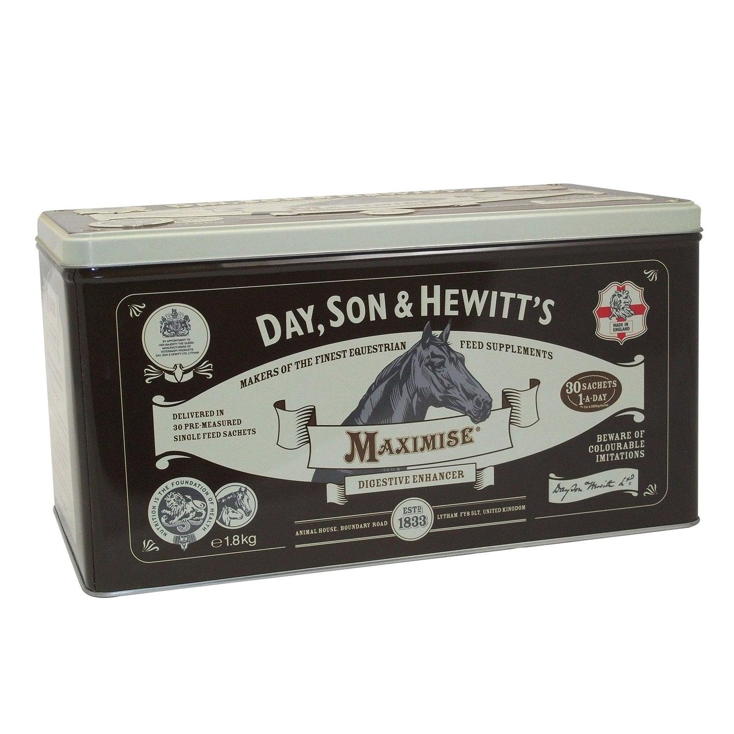 Day, Son & Hewitt Maximise Digestive Enhancer 30 X 60G Sachet - Ormskirk Pets