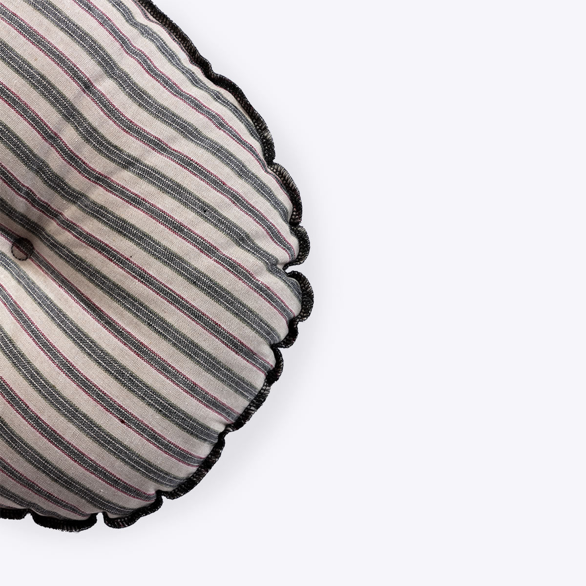 Danish Design Rustic Stripes Quilted Mattress Denim