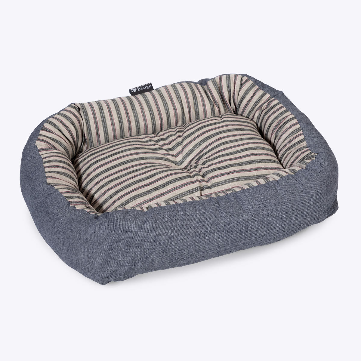 Danish Design Rustic Stripes Snuggle Bed Denim