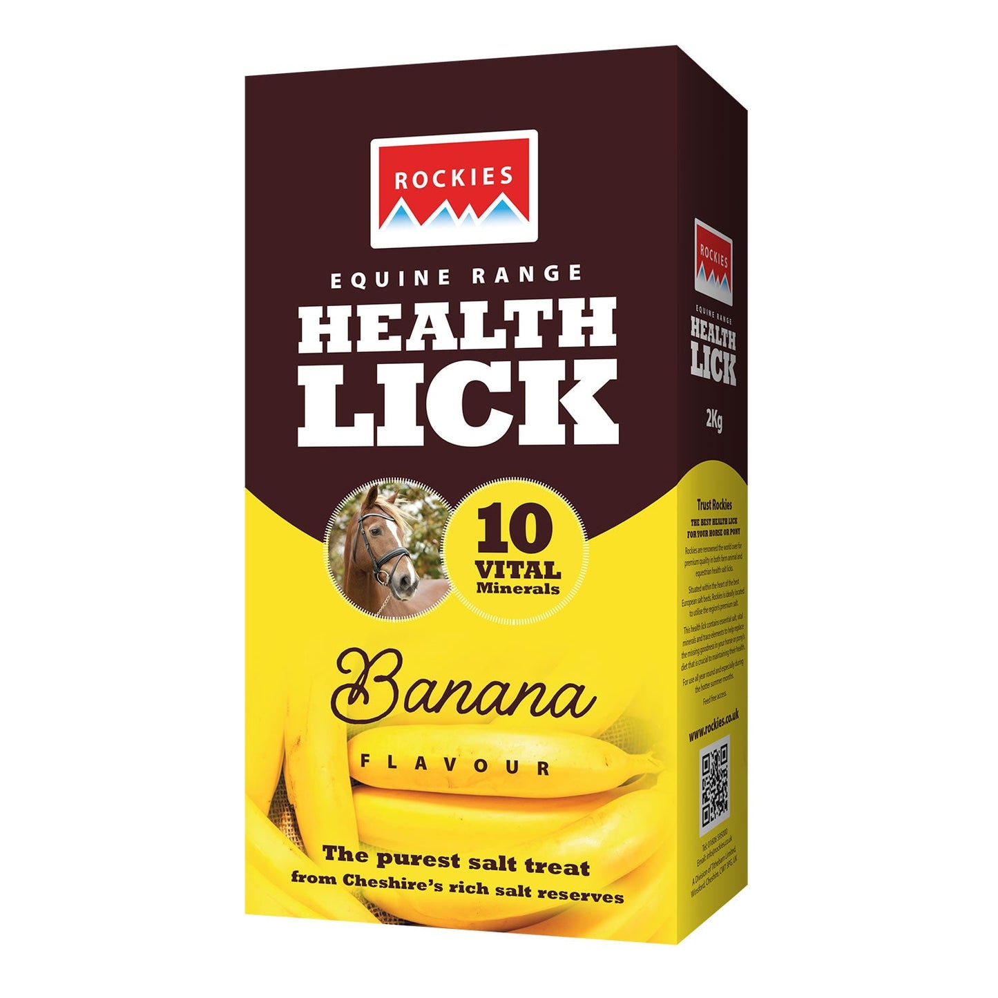 ROCKIES HEALTH LICK BANANA 2 KG  x 10