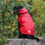 GF Pet Elasto-Fit Reversible Raincoat Red Plaid