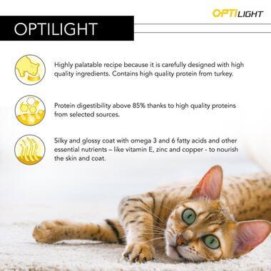 Pro Plan Light Adult Dry Cat Food With Optilight Turkey 3Kg - Ormskirk Pets