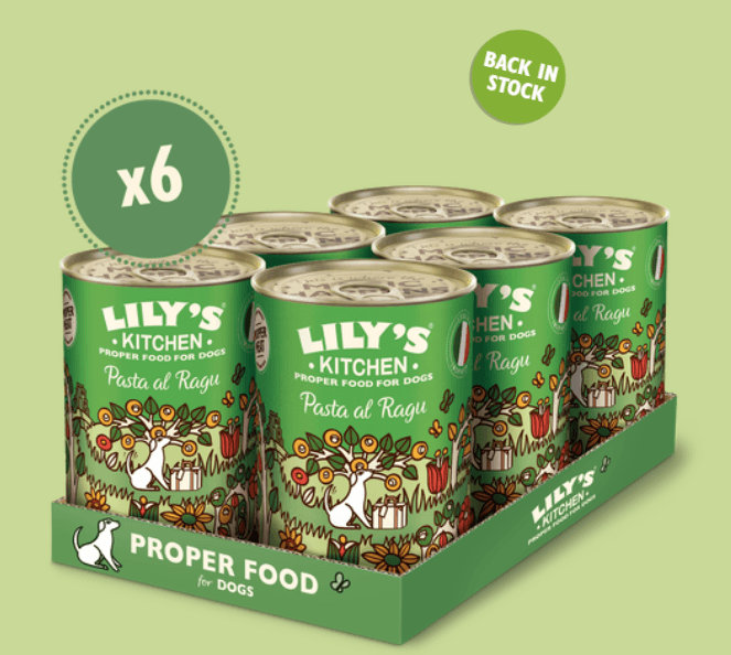 Lily's KItchen Dog Pasta al Ragu 400g x 6 - Ormskirk Pets