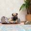 William Morris Square Dog Bed Acanthus Print