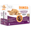 Iams 1+ Adult Cat Delights Land & Sea Collection In Gravy 8 X 85G