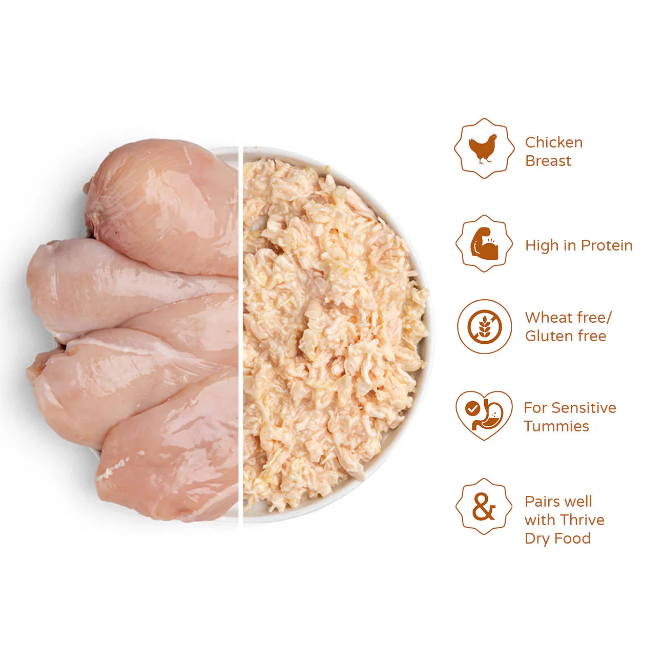 Thrive Complete Adult Chicken Breast 75g x 12