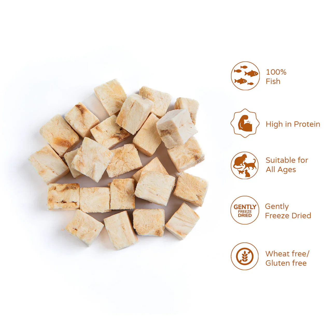 Thrive Cat Treats 100% White Fish 110g