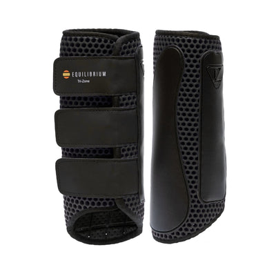 Equilibrium Tri-Zone Impact Sports Boots Black Hind Large
