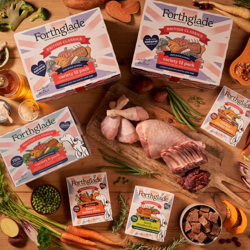 FORTHGLADE ADULT DOG BRITISH CLASSICS COMPLETE GRAIN
FREE LAMB SHEPHERD'S PIE 18X395G
