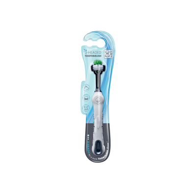 M-PETS 3-Headed Toothbrush