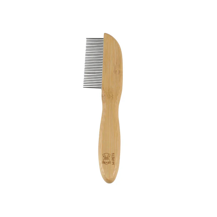 M-PETS Bamboo Regular Comb With Rotating Teeth