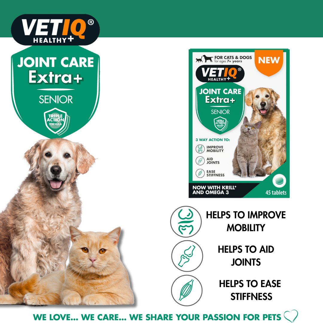 Vetiq Healthy + Joint Care Extra Senior Cats & Dogs 45 Tablets