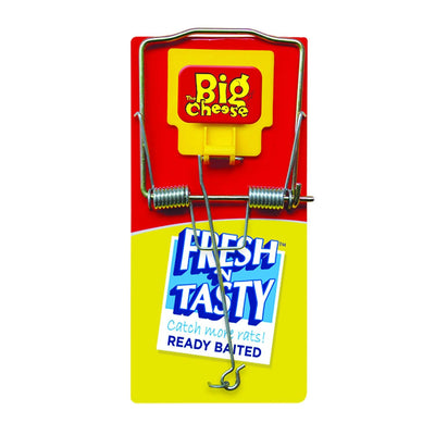 The Big Cheese Fresh N Tasty Baited Rat Trap 6 Pack - Ormskirk Pets
