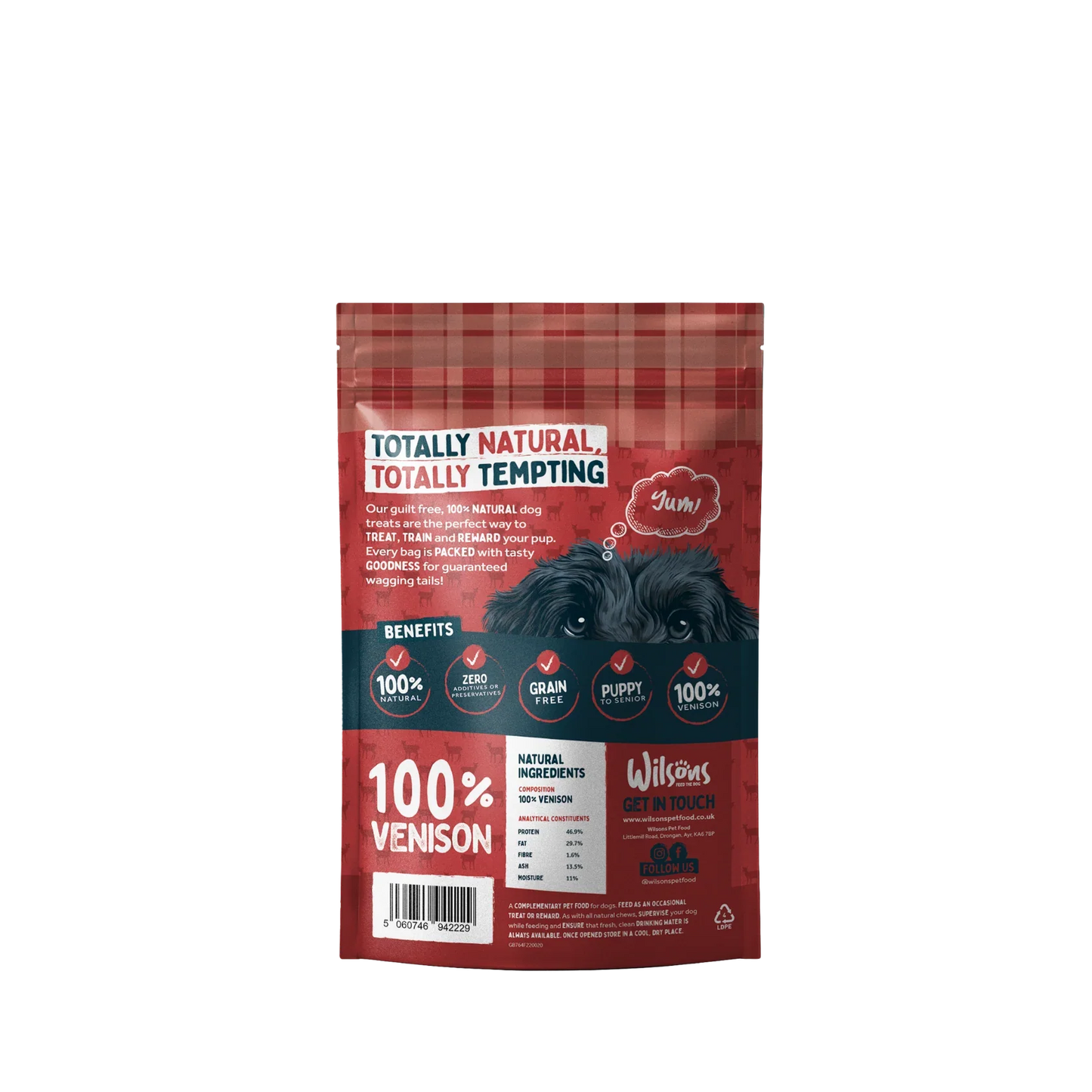 Wilsons Venison Bites 200g