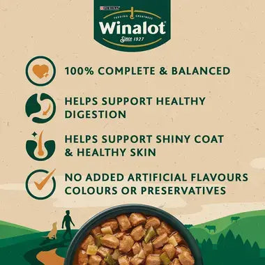 Winalot Pouches Sunday Dinner In Gravy 12x100g