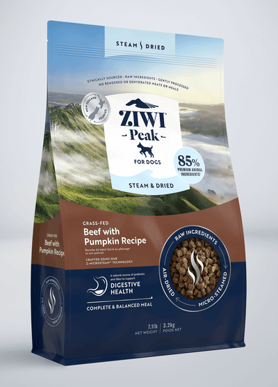 Ziwipeak Dog Steam & Dried Beef Pouch