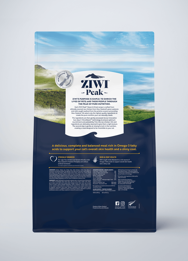 Ziwipeak Cat Steam & Dried Chicken Pouch