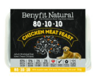 Benyfit Natural 80.10.10 Chicken Meat Feast, 500g (Raw Frozen) - Ormskirk Pets