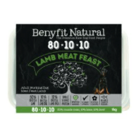 Benyfit Natural 80.10.10 Lamb Meat Feast, 1kg (Raw Frozen) - Ormskirk Pets