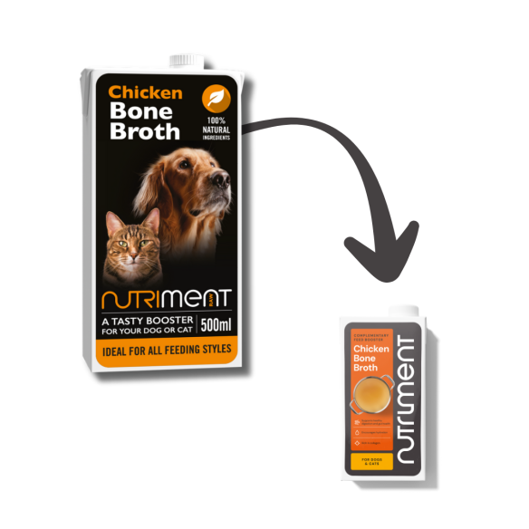 Nutriment Chicken Bone Broth Bone Broth 500ml for Cat and Dog