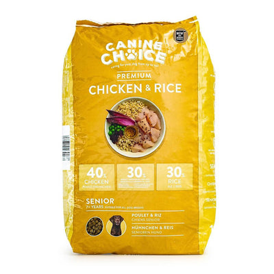 Canine Choice Premium Hypoallergenic Senior Dry Dog Food Chicken