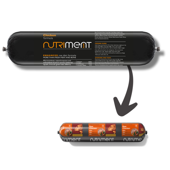 Nutriment Dog Adult Chubb Chicken Frozen  Formula, 1KG
