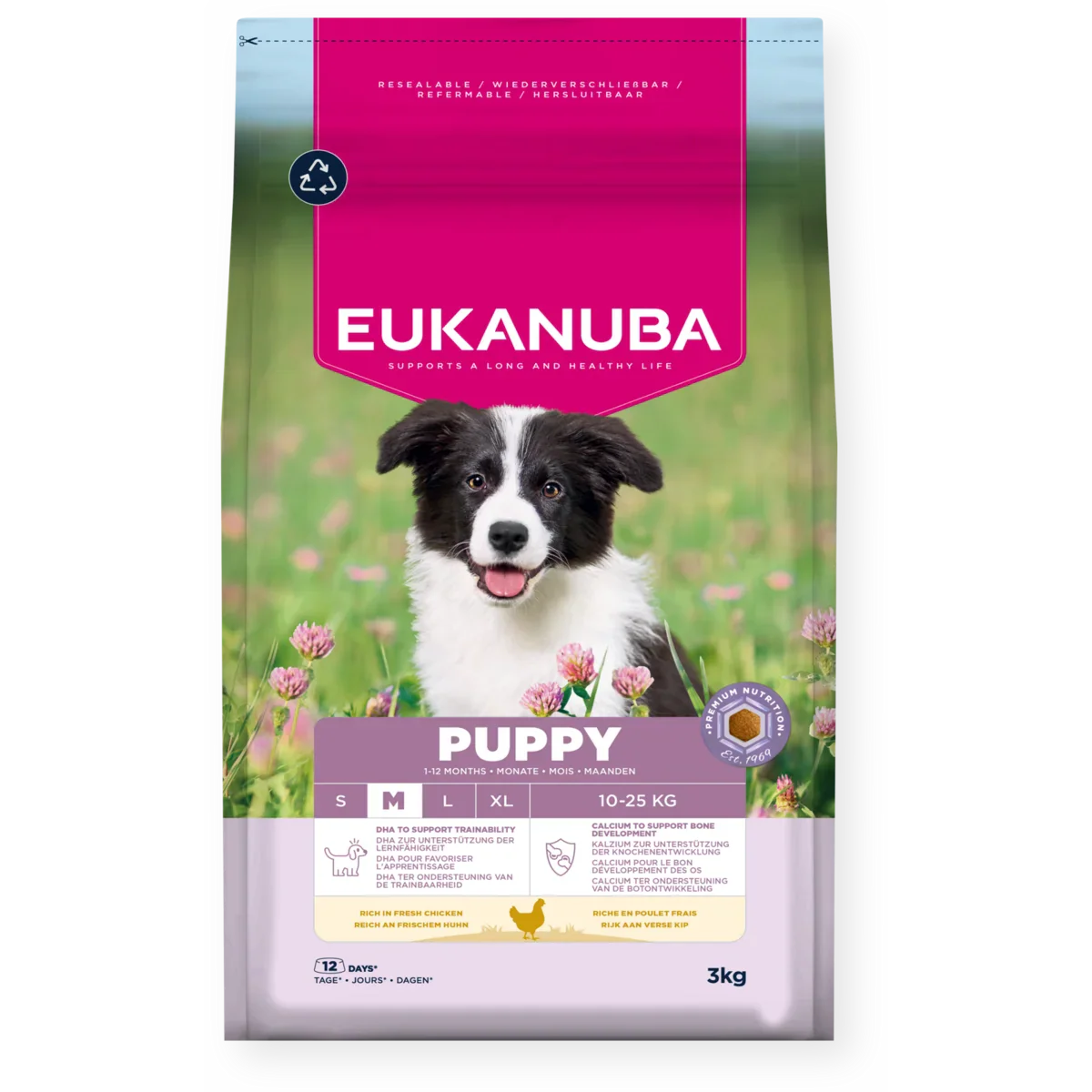 Eukanuba Puppy Medium Breed Chicken 3Kg