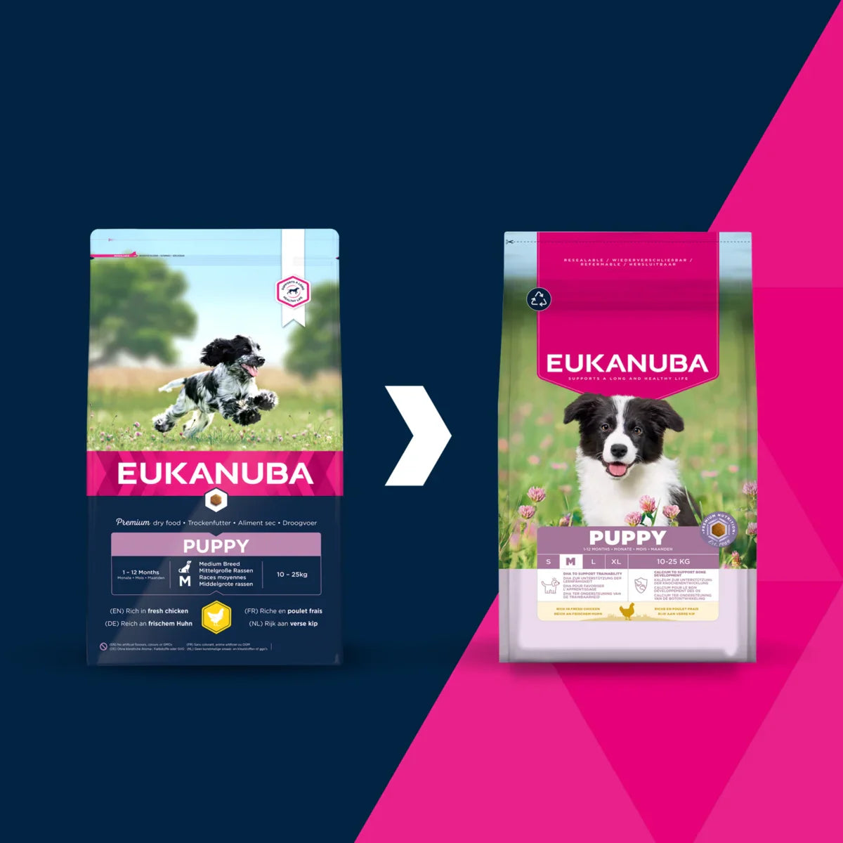 Eukanuba Puppy Medium Breed Chicken 3Kg