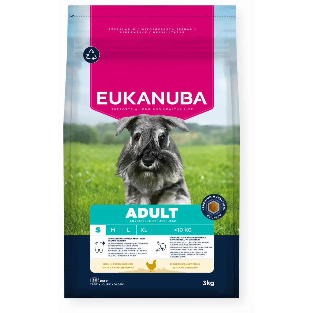 Eukanuba Adult Dog Small Breed Chicken 3Kg
