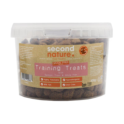 Second Nature High Meat Grain Free Training Treat Salmon/Trout/ White Fish 300g