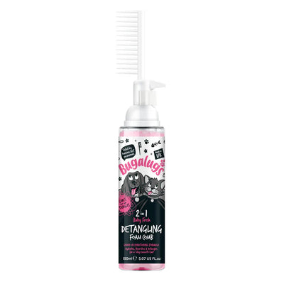 Bugalugs 2 In 1 Baby Fresh Detangling Foam Comb 150ml