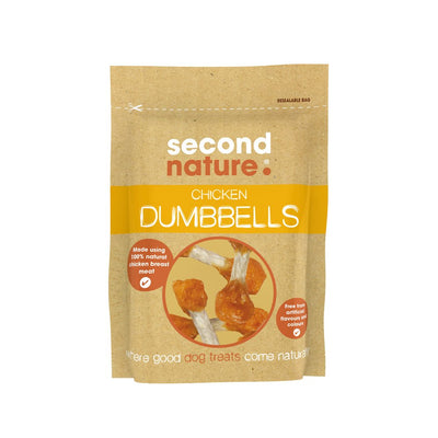 Second Nature Dog Treat Chicken Dumbbells 80g