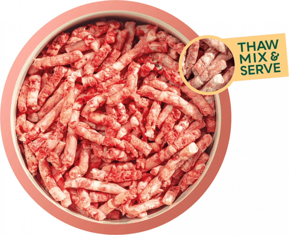 Natures Menu 100% Beef Freeflow Mince for Adult Dogs 2kg - Ormskirk Pets