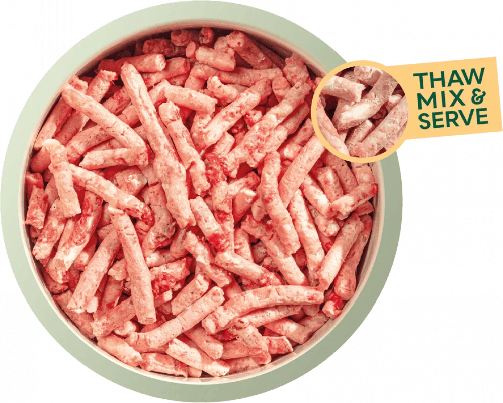 Natures Menu 100% Lamb and Chicken Freeflow Mince for Adult Dogs 2kg - Ormskirk Pets