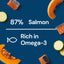 Nutriment Fresh Cooked Medallions Salmon, Pumpkin and Courgette 800g