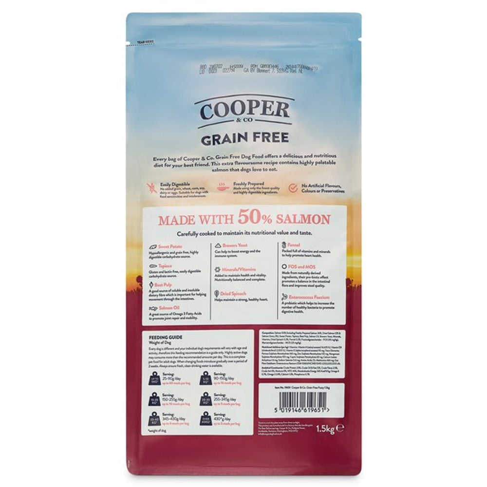 Cooper & Co Fussy Salmon with Spinach and Fennel 10kg