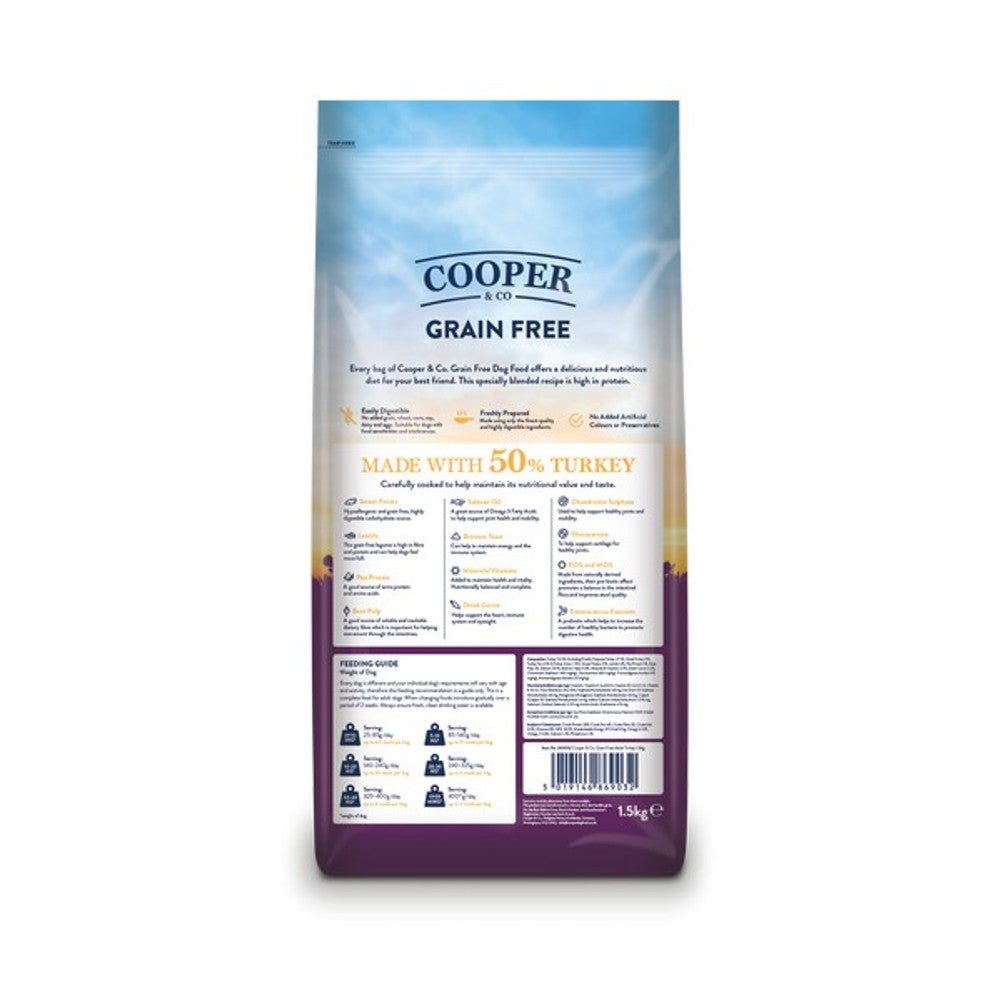 Cooper & Co Adult Turkey with Sweet Potato and Carrots 1.5kg