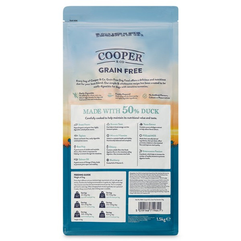 Cooper & Co Sensitive Duck with Sweet Potato and Blackberry 1.5kg