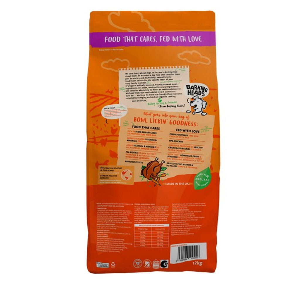 Barking Heads All Hounder Bowl Lickin Goodness Chicken 12kg
