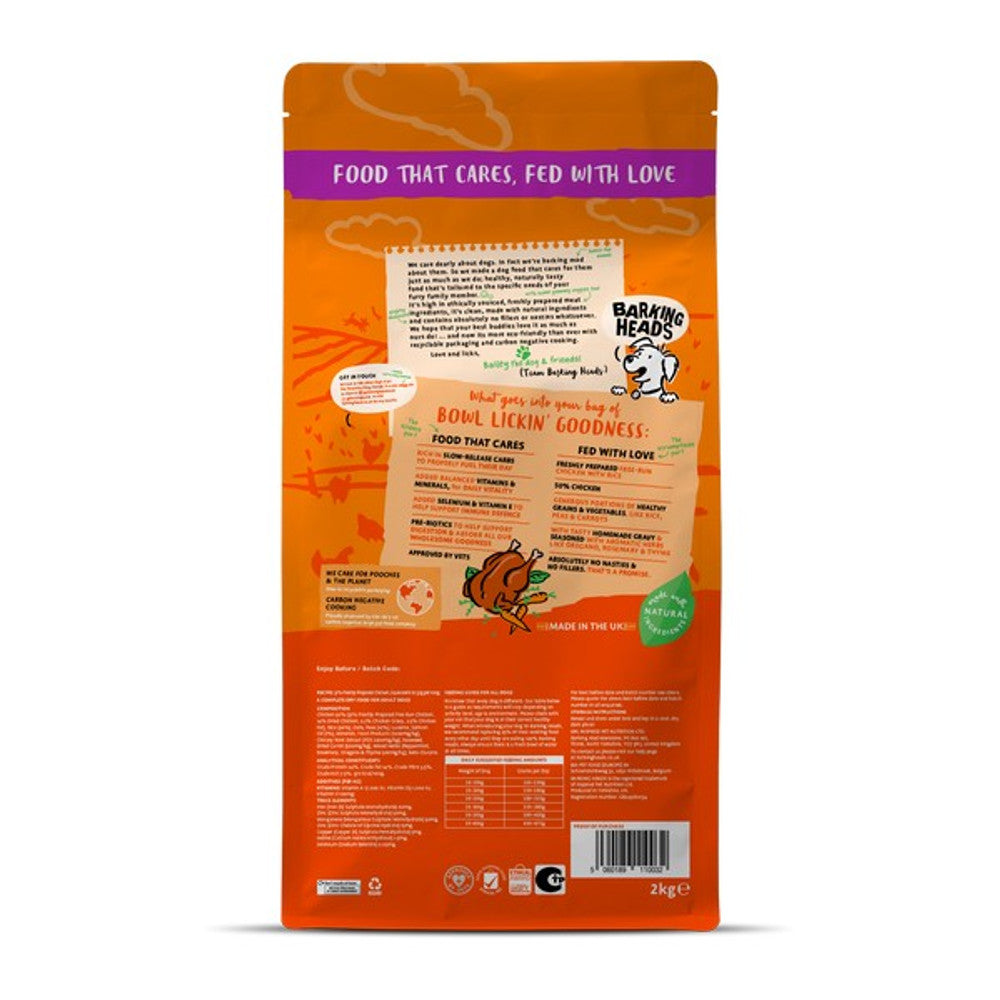 Barking Heads All Hounder Bowl Lickin' Goodness Chicken, 2KG