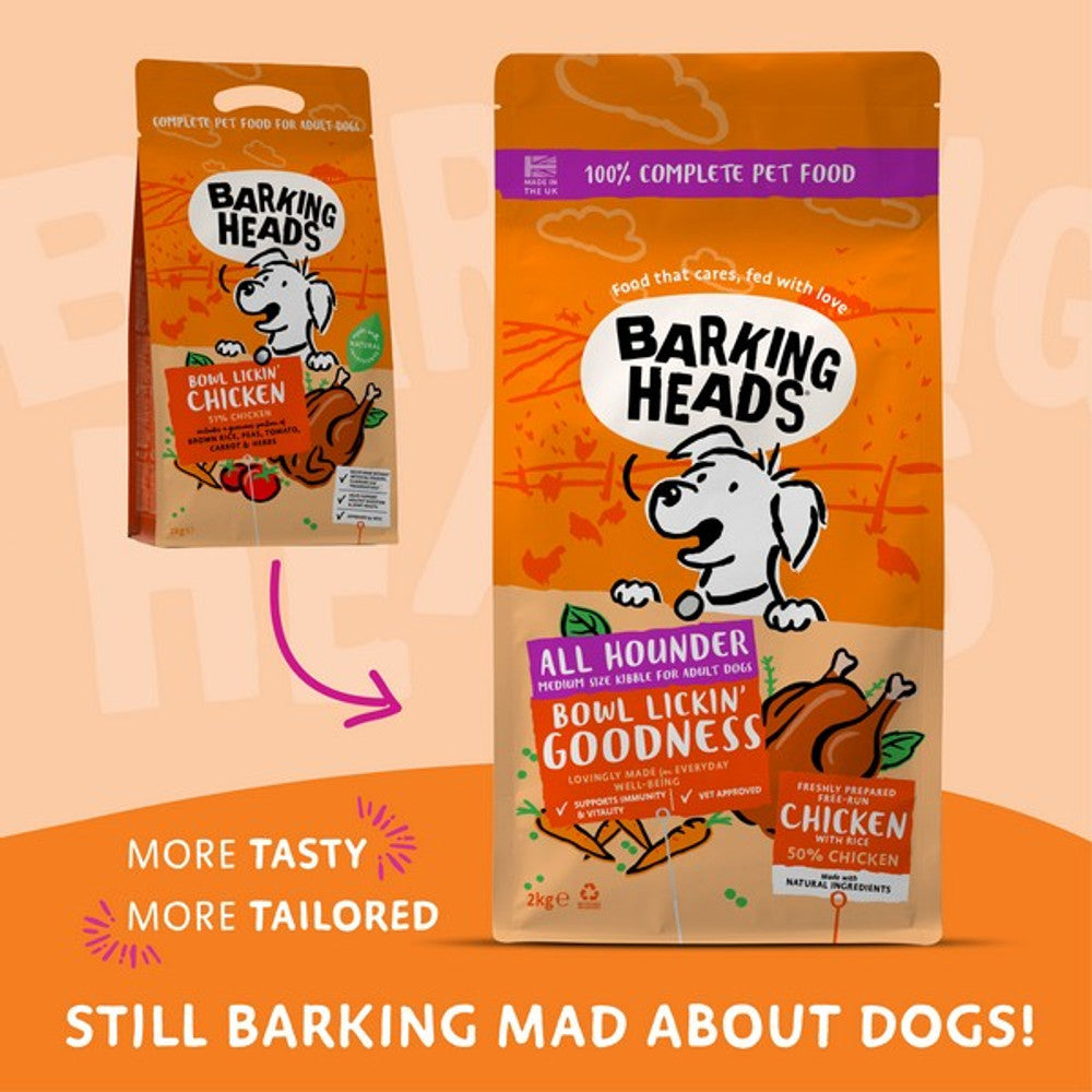 Barking Heads All Hounder Bowl Lickin' Goodness Chicken, 2KG