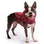 GF Pet Elasto-Fit Reversible Raincoat Red Plaid