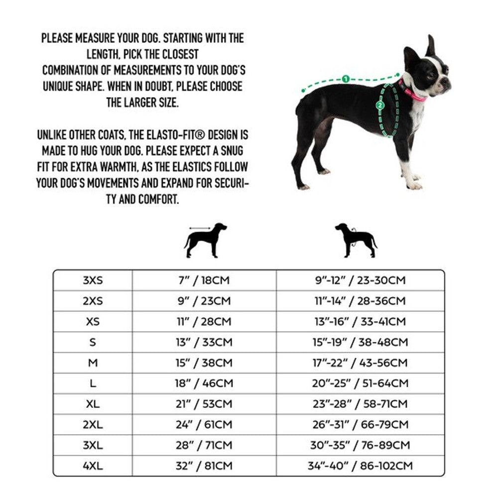 GF Pet Elasto-Fit Reversible Raincoat Neon Aqua Iridescent
