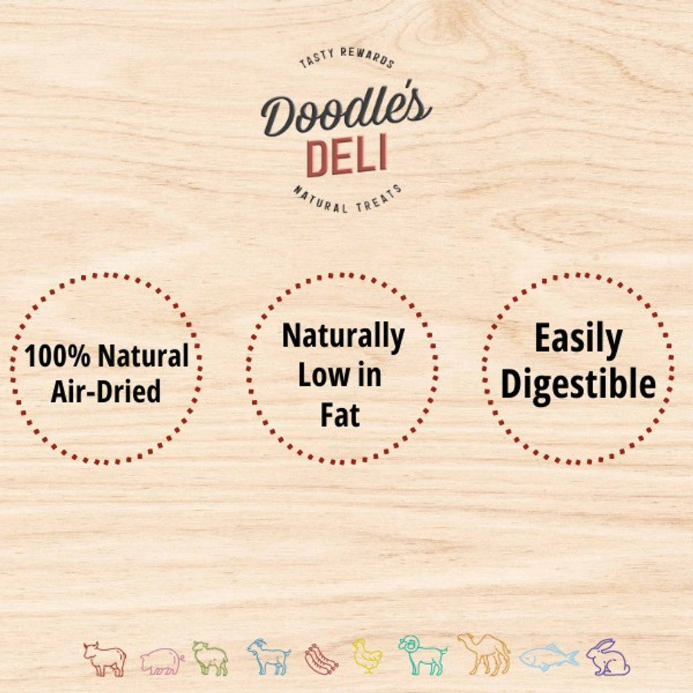 Doodles Deli Air Dried Lamb Ears without Hair 100g