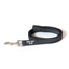 Julius-K9 Color & Grey Super-Grip Leash With Handle Thick Black & Grey